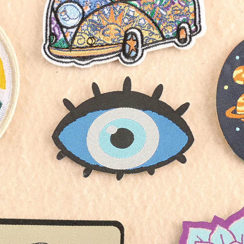 

NEW Patch Stickers Embroidery Subsidy Funny Accessories Shoes Hats Luggage Gift Embroidery Cloth Stickers Applique Stripe