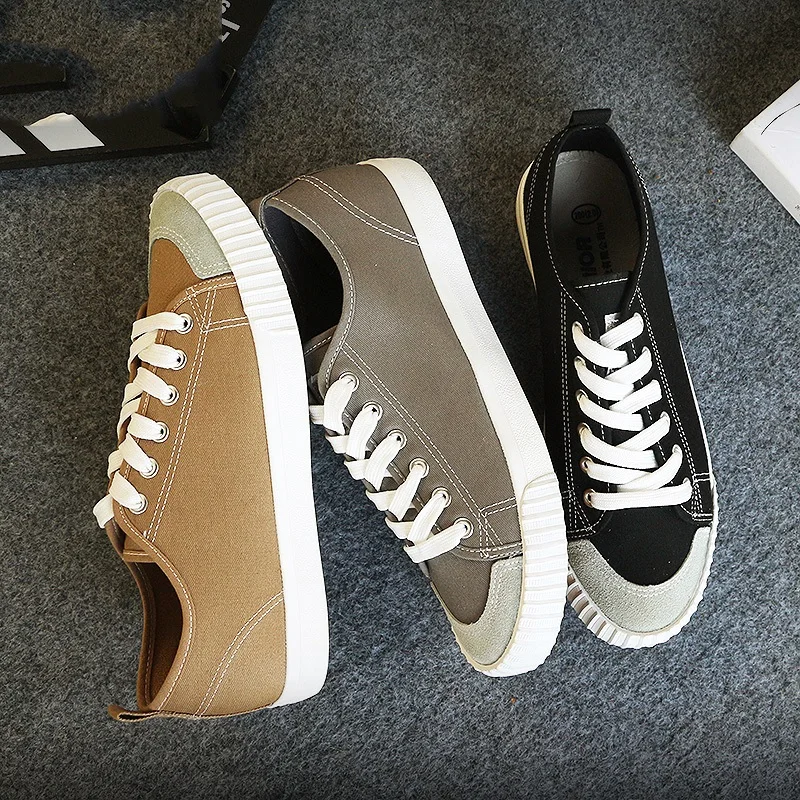 Мужская и женская обувь для скейтбординга Классическая парусиновая черного