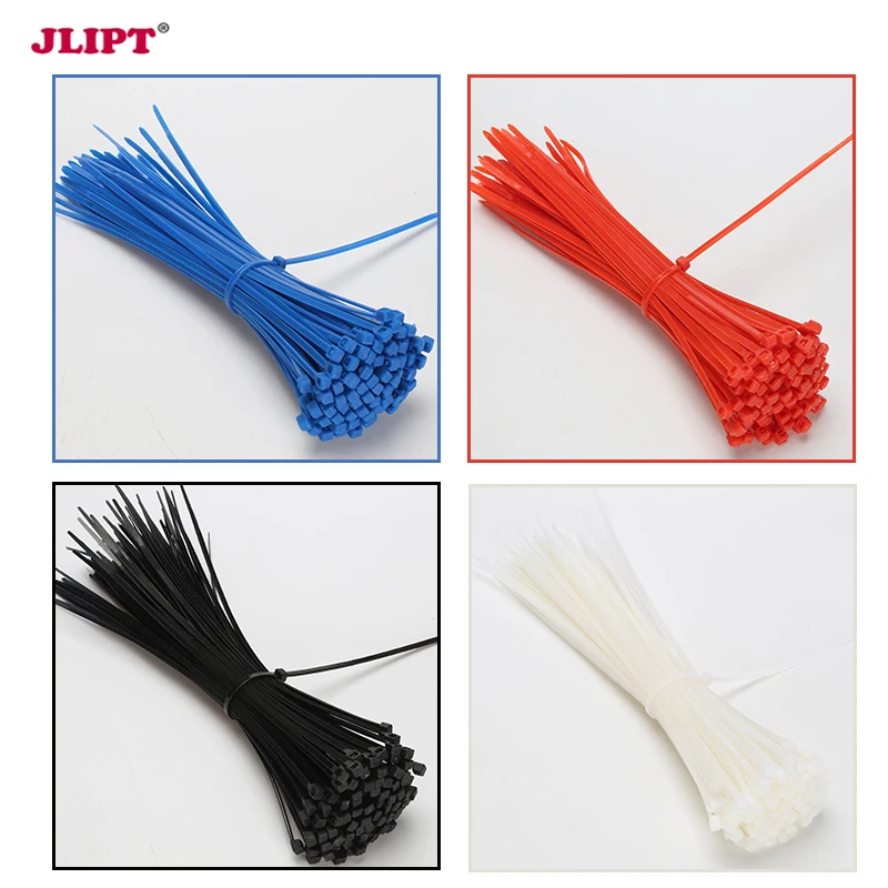 100 шт. нейлоновые кабельные стяжки проволочные устойчивые к ультрафиолетовому