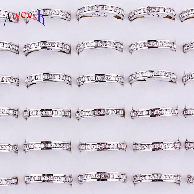 Горячая Пара стекируемые брендовые кольца для женщин однорядное кольцо