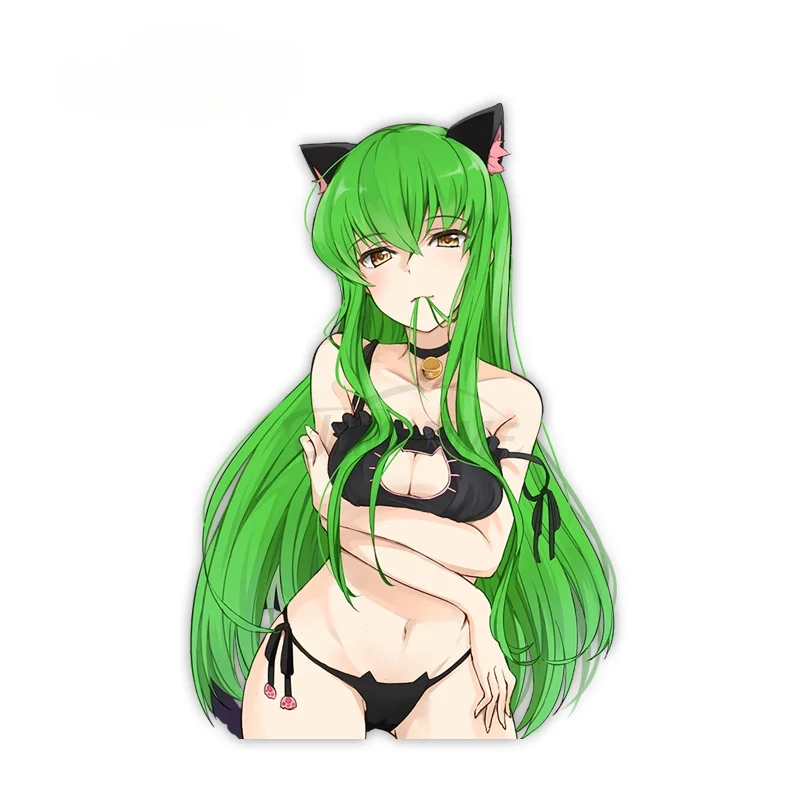 

Code Geass C.C. 12 8.7 Anime Sexy Girl Vinyl Decal Waifu Car sticker