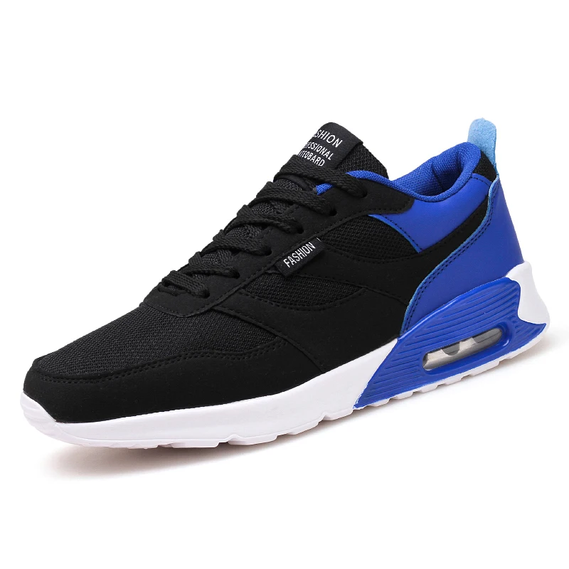 Мужские теннисные туфли дышащие удобные сетчатые на шнуровке плоская подошва