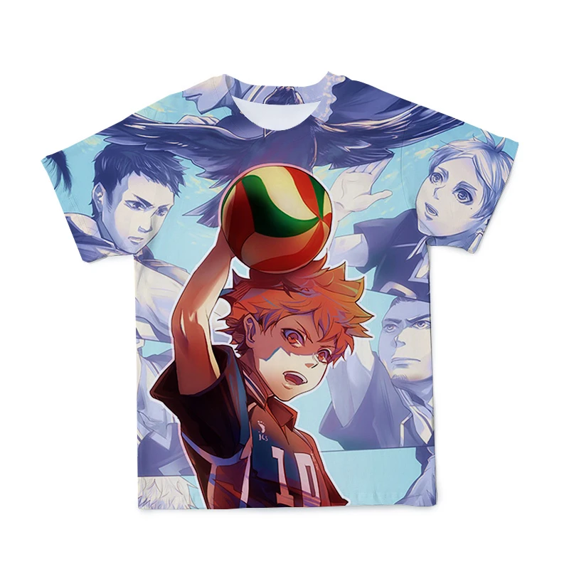 Летняя футболка для мальчиков и девочек милый Повседневный детский топ с 3D