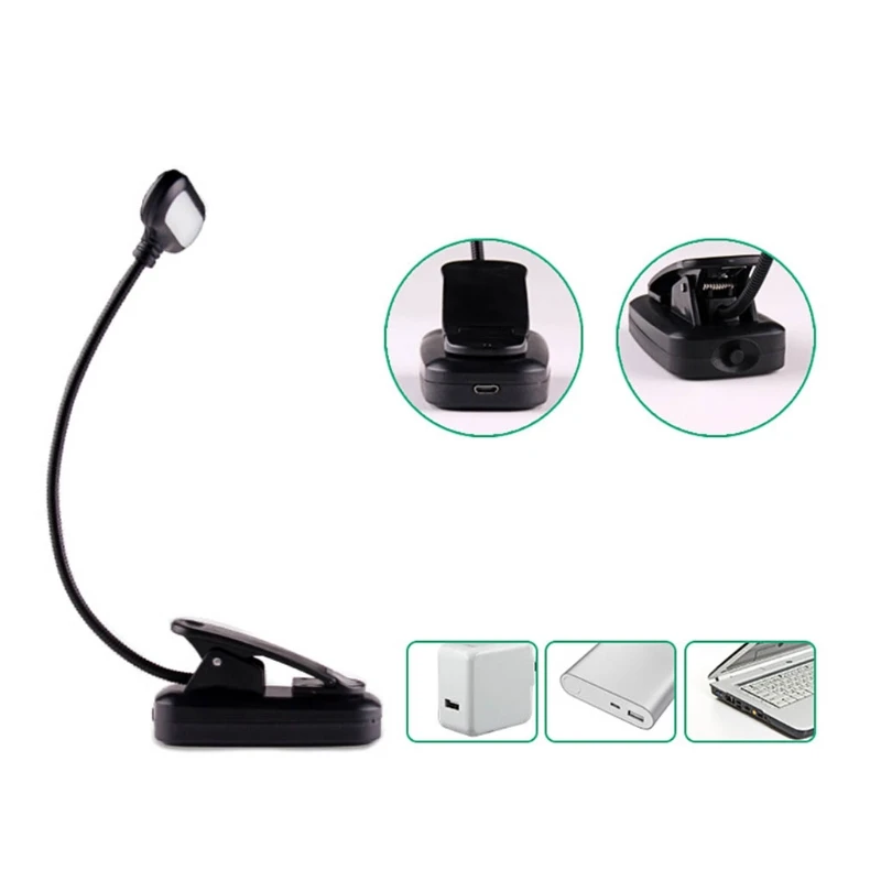 

Rechargeable Book Light for Reading in Bed Eye Protection LEDs Clamp Lightï¼ŒBook Light, Reading Light