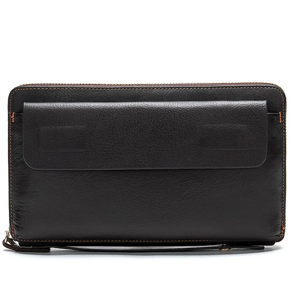 Men Clucth Wallets Male Long Genuine Leather Purse Men's Clutch Wallets Carteiras Mujer Clutch Man Handy Bags