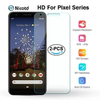 2 pcs 9h premium tempered glass for google pixel 4 3 3a 2 screen protector for google pixel 4 xl 3a xl 2 xl hd protective glass