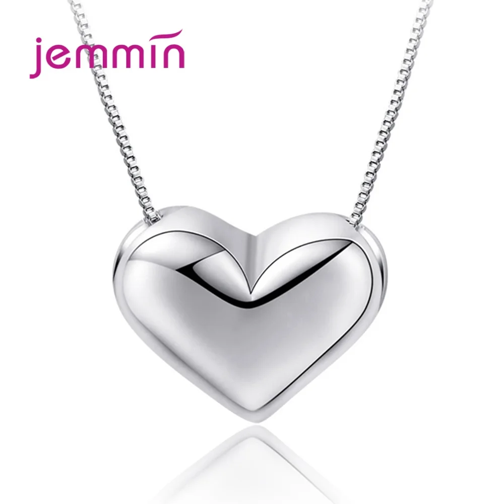 

Women Trendy 925 Sterling Silver Pearl Crystal Cubic Zirconia Pendant Necklaces Peanut Key Heart Jewelry For Wedding Party Gifts