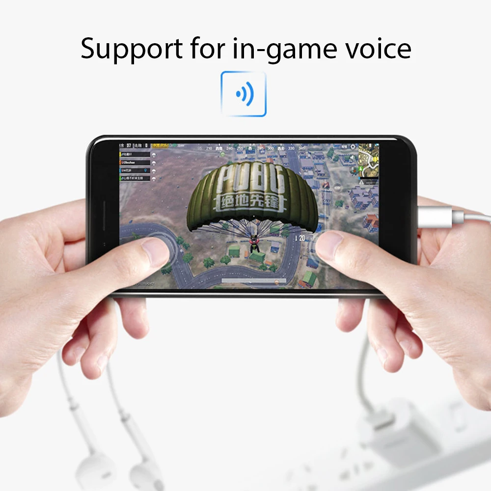 

Dual Ports for Lightning Adapter Headphone Jack Audio and Charge Splitter for iPhone X Support Music and Calling Function