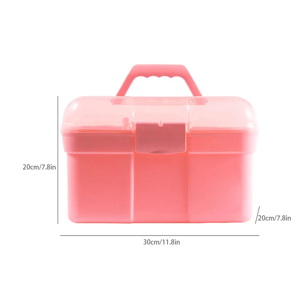

Portable Case Large Capacity Nail Art Tool Storage Box Makeup Handheld Manicure Tools Organizer Box Nail Polish Container