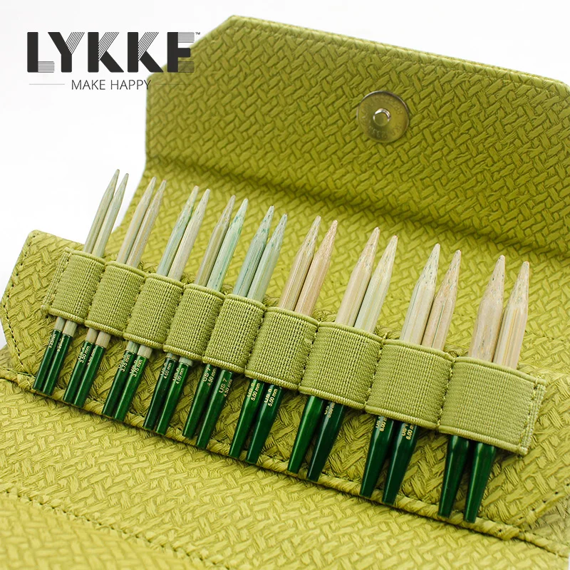 LYKKE-Juego de agujas de tejer circulares intercambiables, 3,5"-1
