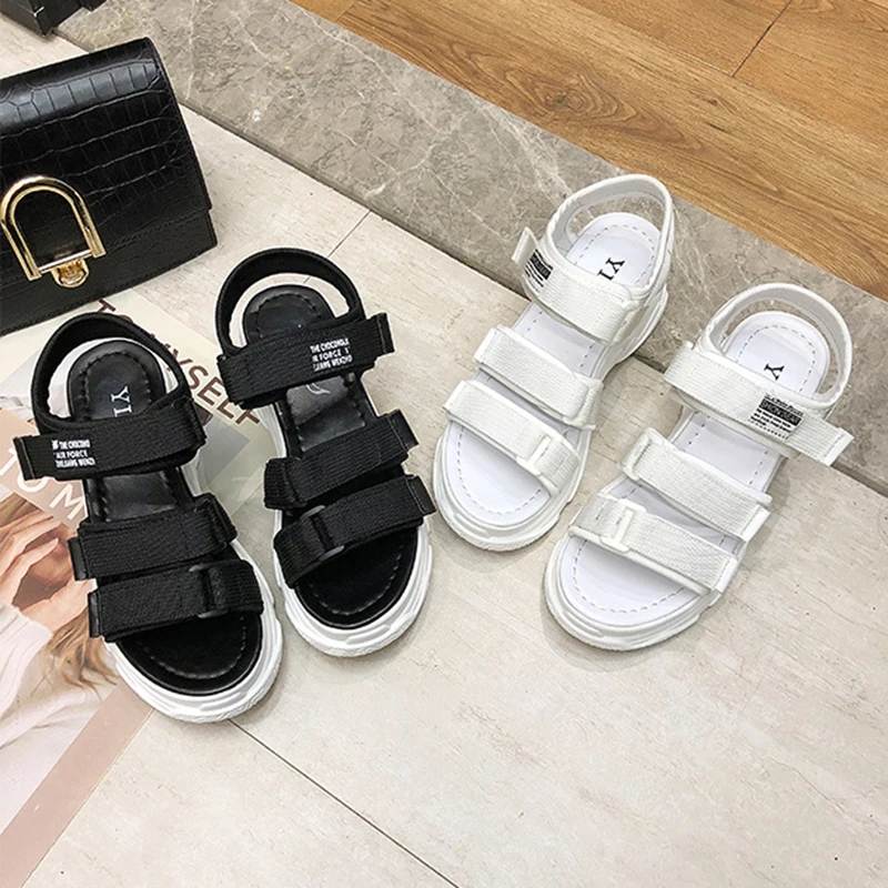 

comemore New Casual Female Thick Bottom Platform Summer Sports Sandals for Women Shoes with Free Shipping Wedges Sandalias Mujer