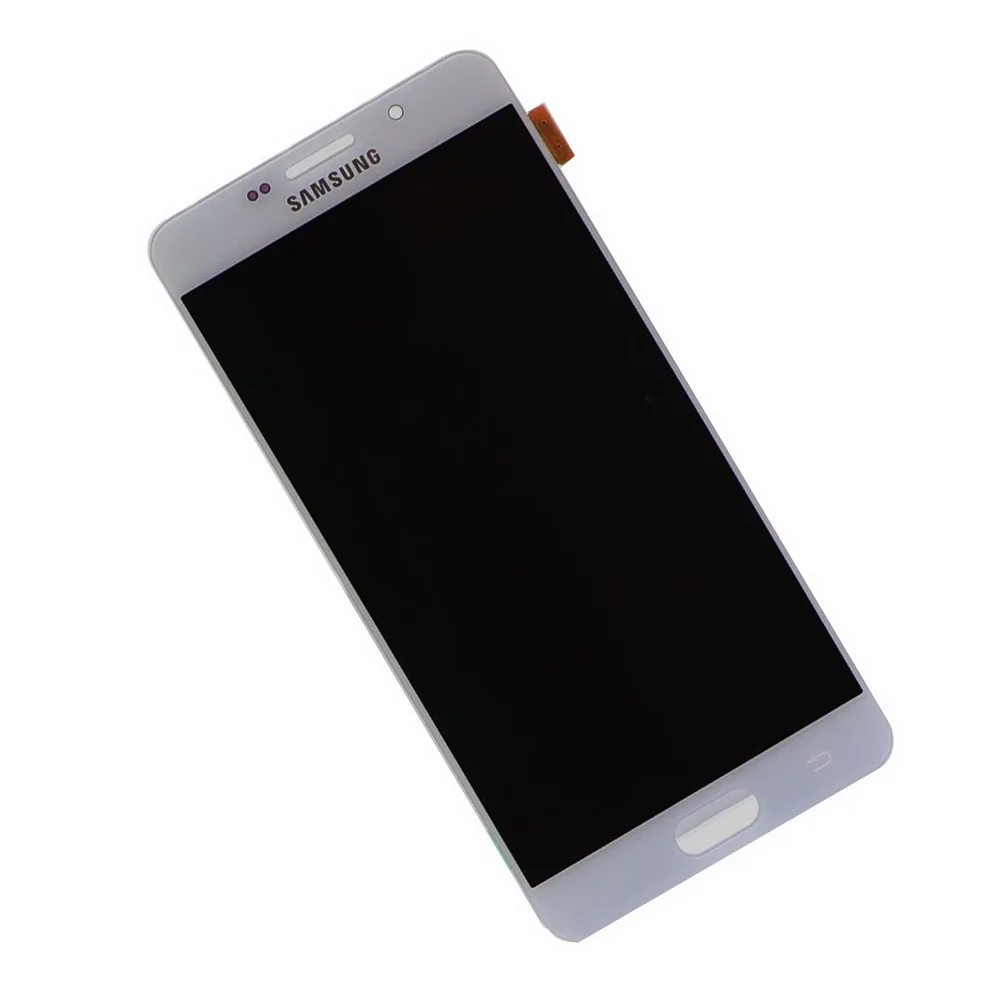 5,5 ''Супер AMOLED A7 lcd для SAMSUNG Galaxy A710 A7100 A710F A710M телефон lcd кодирующий преобразователь сенсорного экрана в сборе
