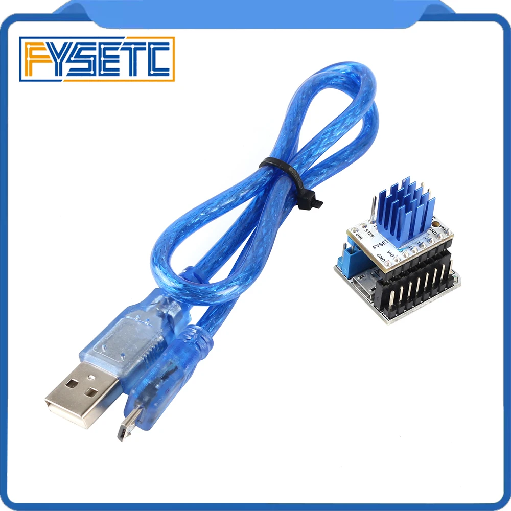 TMC2209 V3.0 Драйвер шагового двигателя супертихий 256 микрошагов + USB модуль тестового
