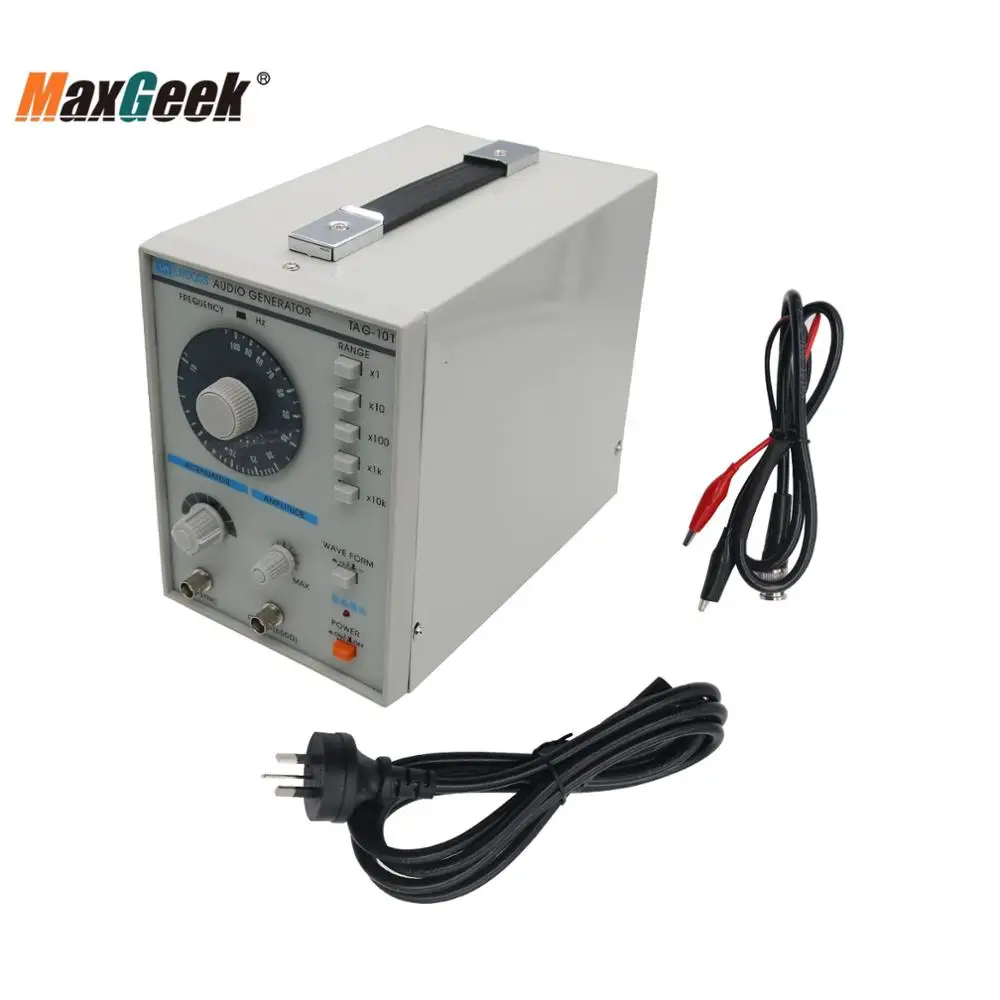 Maxgeek тег 101 звуковой генератор Функция от 10 до 1 МГц точность сигнал низкой частоты