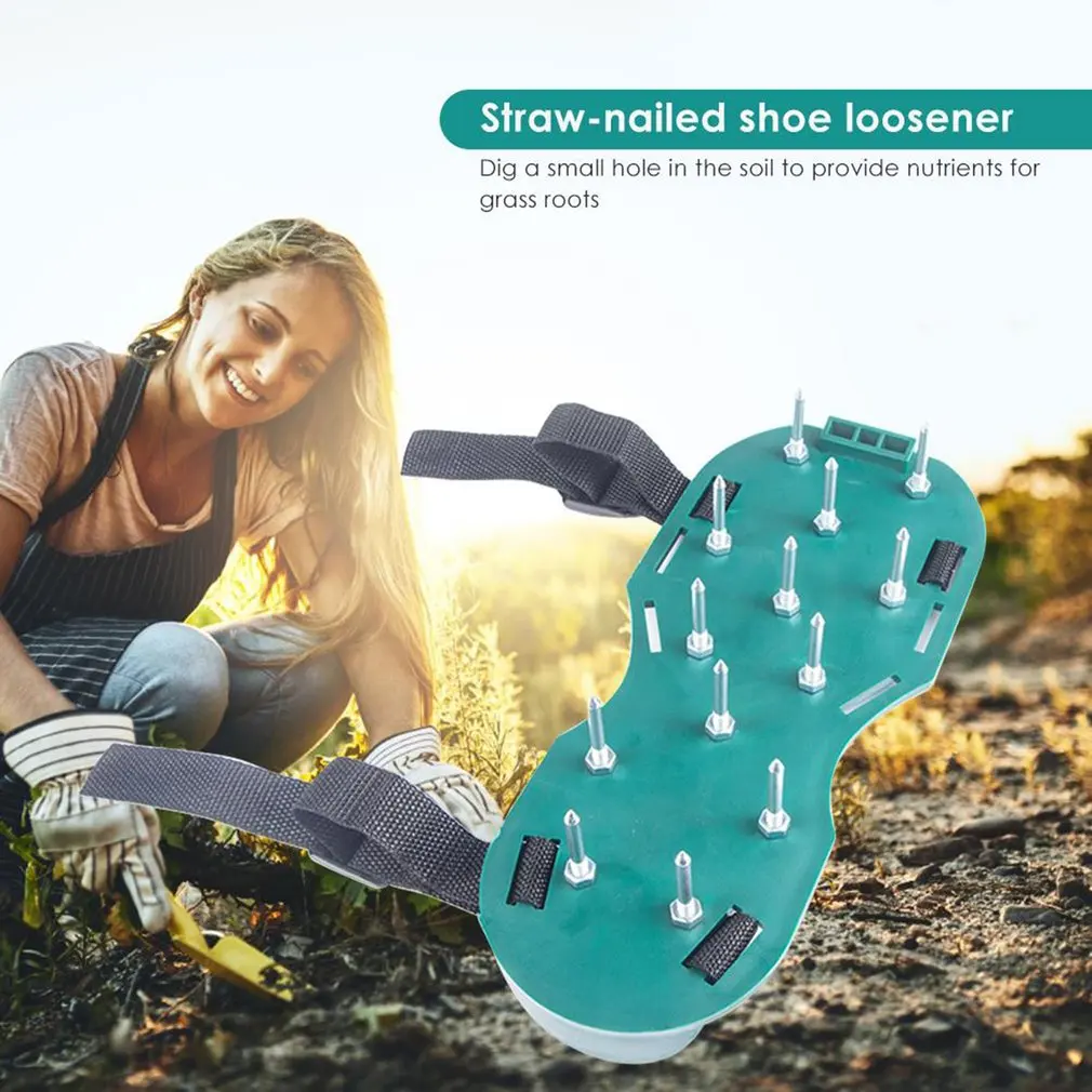 

Floor Spikes Lawn Inflatable Grass Spikes Lawn Shoes Plastic Garden Spikes Loose-soled Shoes Ripper Shoes