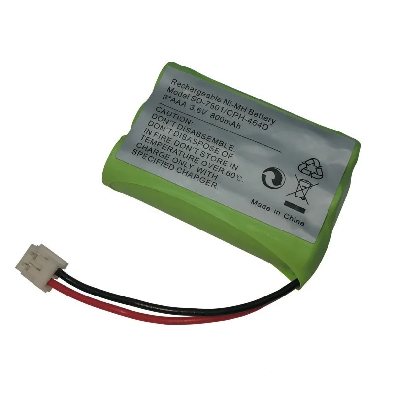 3,6 В 800 мАч NiMH аккумуляторная батарея для Motorola SD-7501 V-Tech 89-1323-00-00 AT& T Lucent 27910 CPH-464D беспроводной домашний телефон