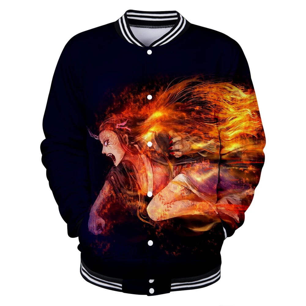 

Demon Slayer 3D Printed Baseball Jackets Fashion Women/Men Hot Sale 2019 Long Sleeve Jacket Casual Streetwear Clothes