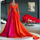 Женское длинное вечернее платье, расширяющееся книзу, со стразами