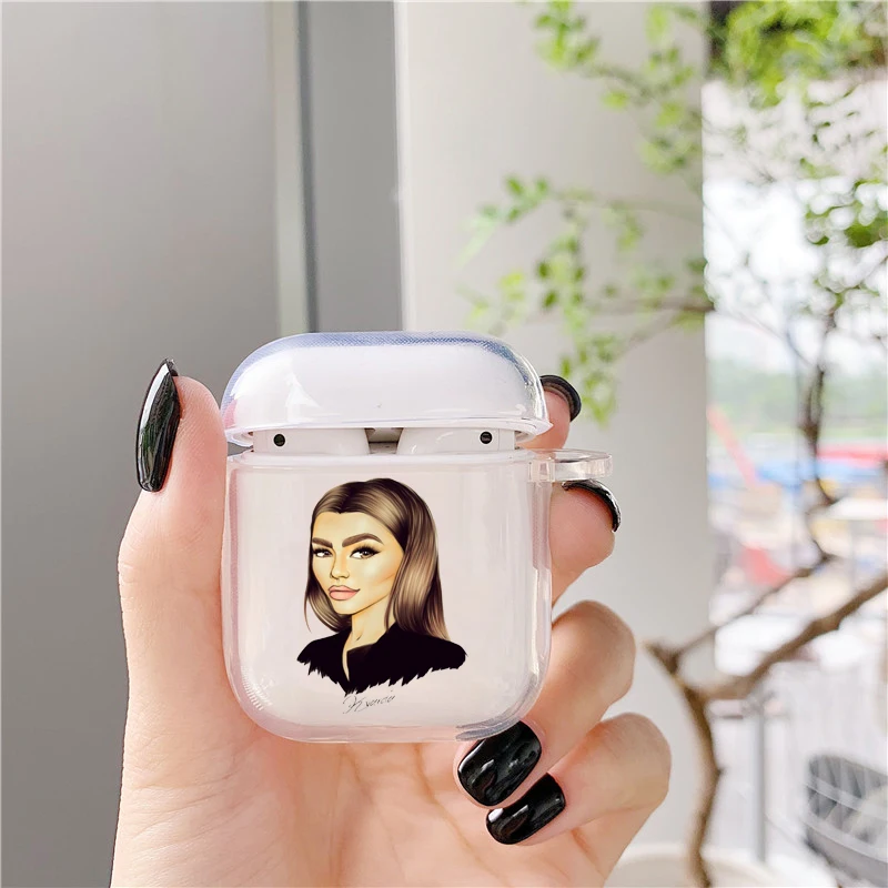Euphoria Zendaya мультфильм Instagram девочка мягкий прозрачный силиконовый чехол для Apple