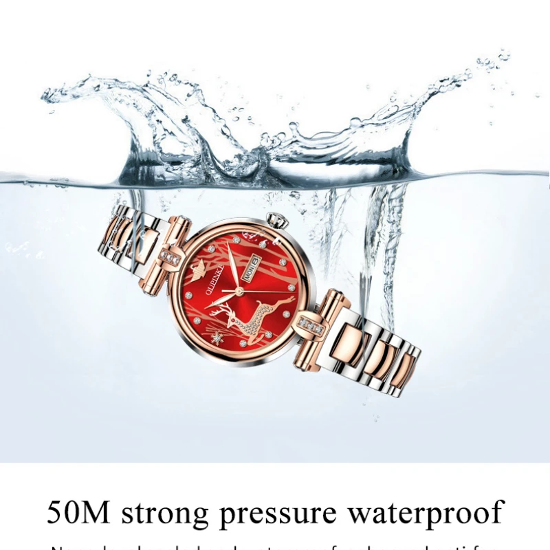 

Waterproof 5Bar OUPINKE Mechanical Women Watch Fashion Switzerland Luxury Brand Ladies Wrist Watch Automatic Designer Gift