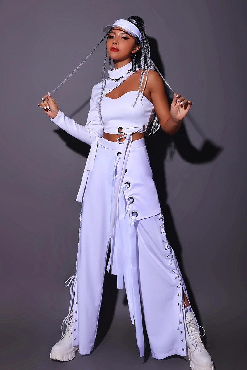 Костюм женский в стиле хип-хоп костюм для танцев Корейском танцевальный взрослых