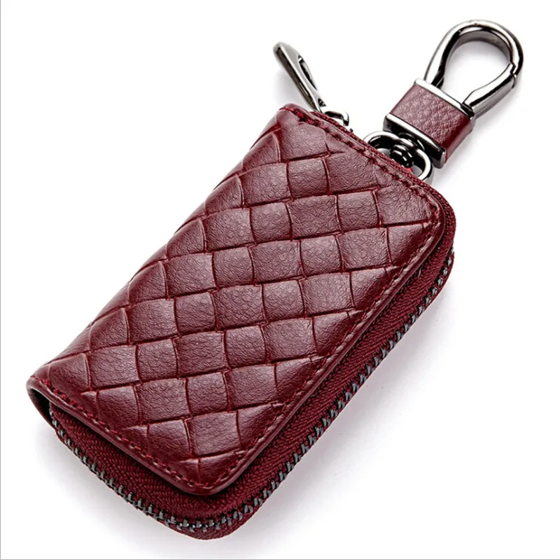 PU Leather Housekeeper Key Wallet Man Ring Case Holder Smart Organizer Bag Coin Pocket Keychain Pouch Purse Wrap | Багаж и сумки