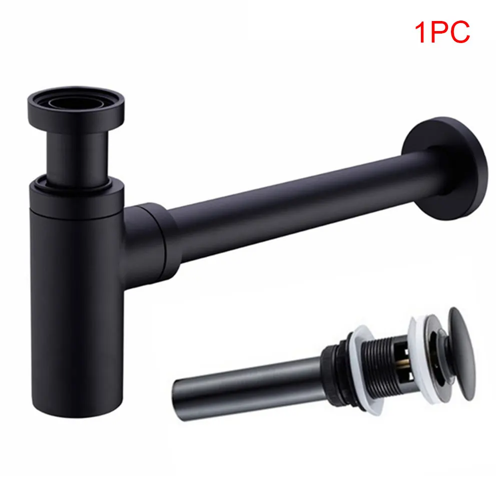 

Extension Sink Rubber Universal Luxury Drain Bathroom Easy Install Durable Black Bottle Trap Home Adjustable Basin Waste