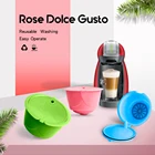Многоразовые капсульные фильтры Dolci Gusto для Nescafe Dolce Gusto Rose, многоразовые чайные корзины