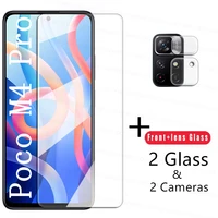 clear glass for xiaomi poco m4 pro 5g tempered glass for poco m4 m3 f3 x3 f2 pro screen protector hd camera lens protective film