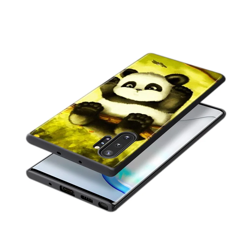 

Lovely Cartoon Panda For Samsung Galaxy Note 20 Ultra 10 9 8 S10 S10E S9 S8 S7 S6 Edge Plus Pro 5G Phone Case