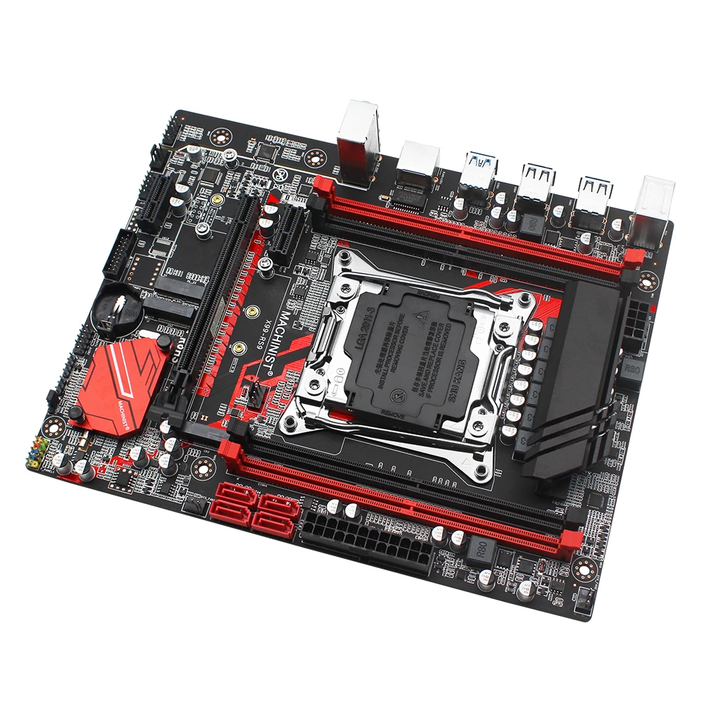 Kaufen MASCHINIST X99 Motherboard LGA 2011-3 Set Kit Intel Xeon E5 2630 V3 CPU Prozessor DDR4 16G(2*8G) 2666MHZ RAM Speicher X99-RS9