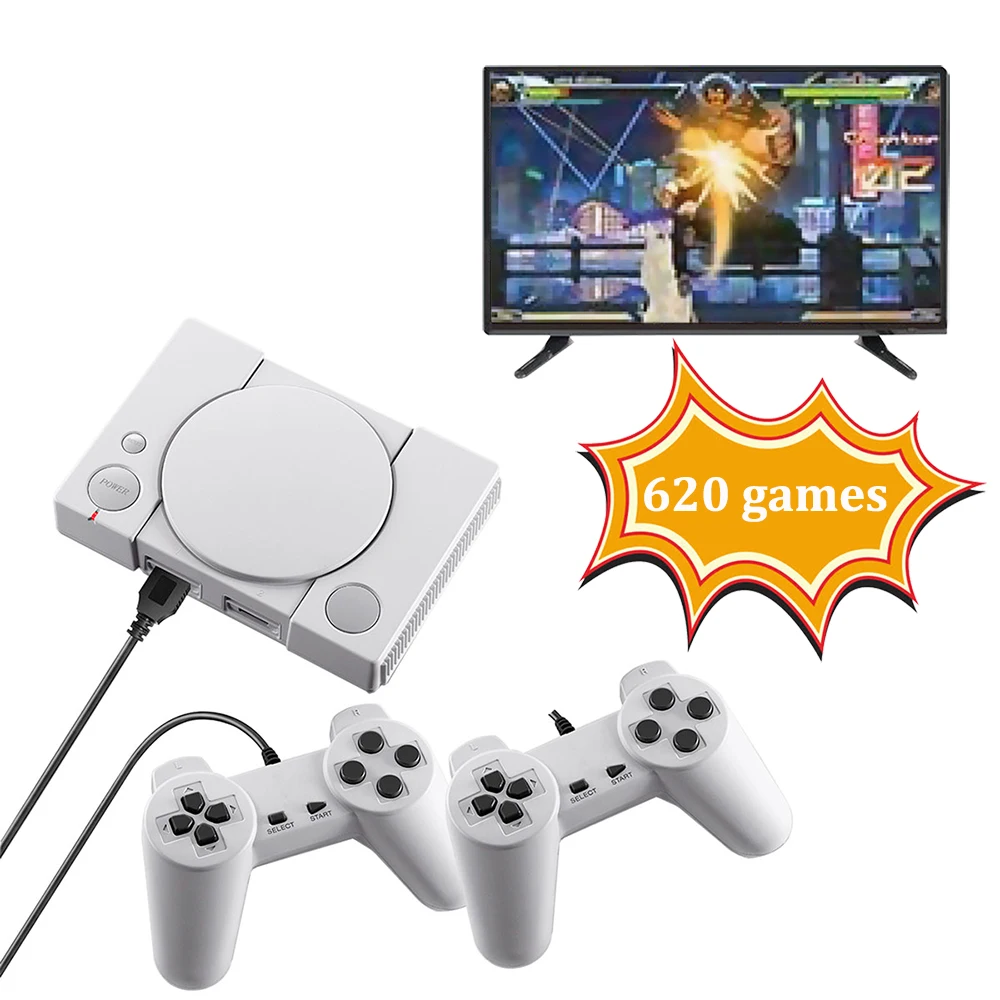 

Ретро игровая консоль 8 бит, Классическая игровая консоль с 620 играми в мини-игровой станции, консоль для игр NES