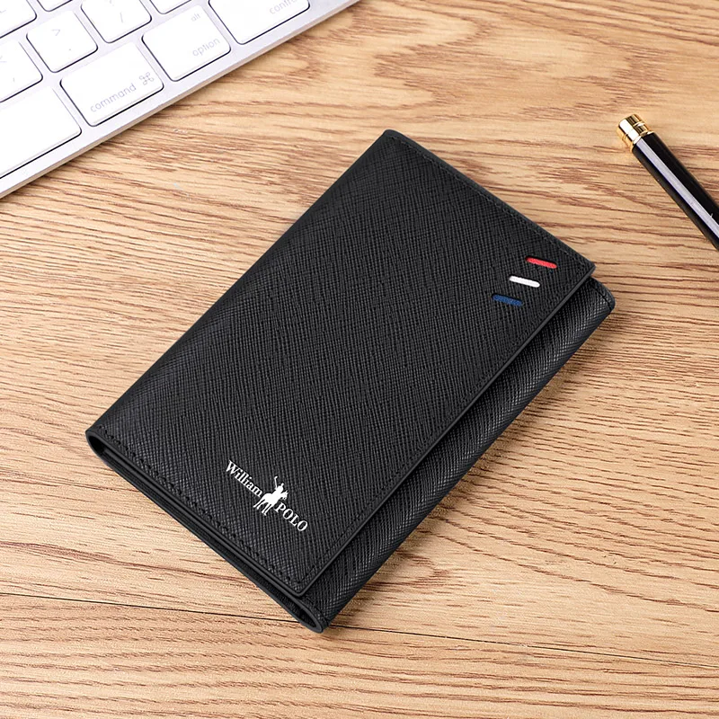 

Leather Men's card bag simple light multi-function wallet leisure large capacity card holder
