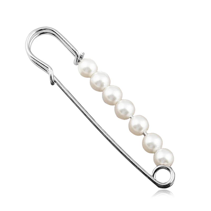 2019 Новая мода Имитация жемчужная брошь булавка платье горный хрусталь Украшение