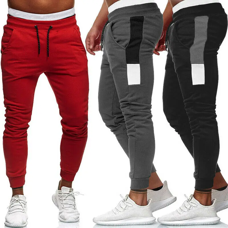 2019 New Fashion Men's Track Pants Long Trousers Tracksuit Fitness Workout Joggers Sweatpants Autumn Spring Hot Selling | Мужская