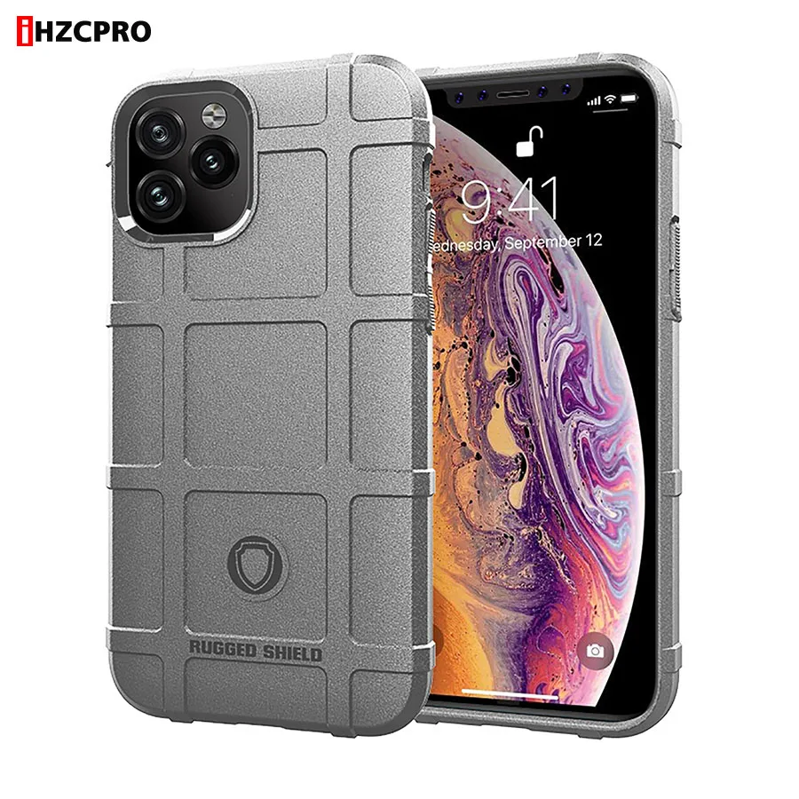 Военный армированный чехол для телефона iPhone 11 Pro X XS Max XR 7 8 6 6S Plus, Силиконовый прочный защитный чехол, защита от ударов