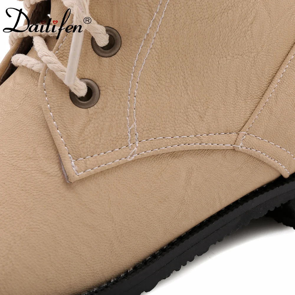 Брендовые Модные женские современные ботинки новые зимние ботильоны с круглым