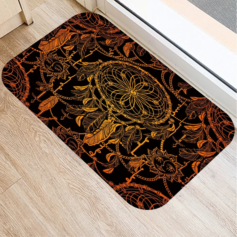 

Коврик для ванной с рисунком Ловца снов, коралловый бархатный коврик, комнатный напольный коврик, Противоскользящий коврик, домашний декор ...