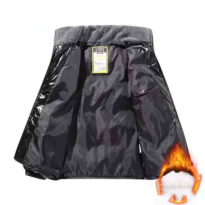 Men's Down Jacket 2021 New Winter Cotton Clothing Thickened Warm Male Jackets Trend Bright Color Man Clothing