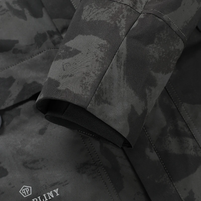 Мужская зимняя камуфляжная куртка на утином пуху большие размеры 10XL 9XL |