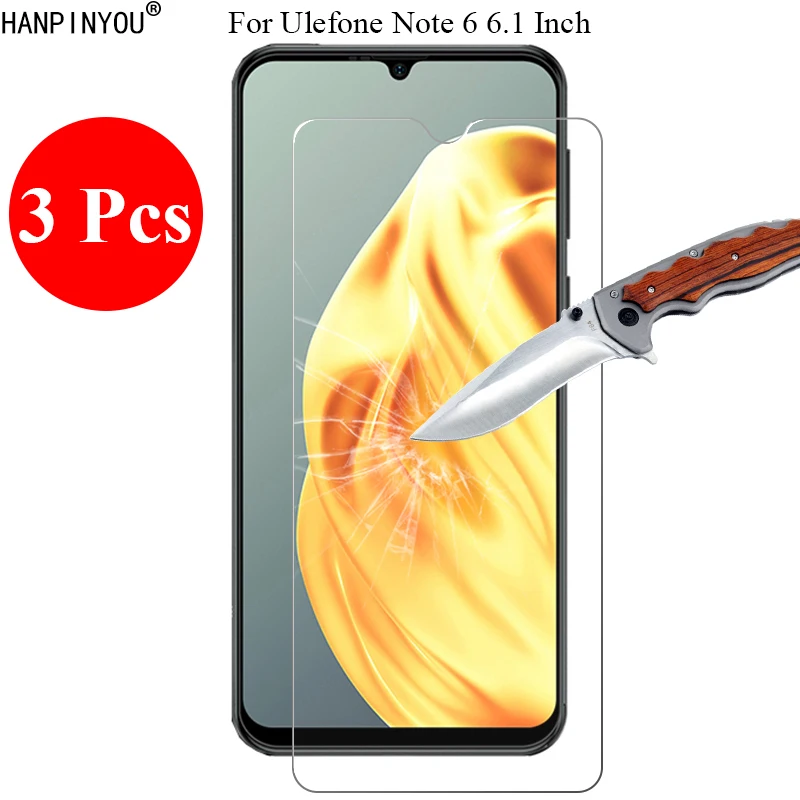 Новое закаленное стекло 3 шт./лот 9H 2.5D Защита экрана для Ulefone Note 6 Note6 1 дюйма
