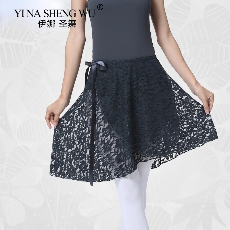 Юбка для балета взрослых и детей шифоновая однотонная на завязках с принтом