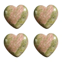2525mm non porous heart shape yoga healing decoration natural stone jewelry accessories
