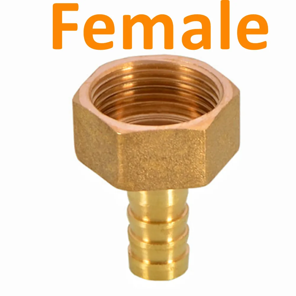 Медный латунный фитинг для шланга 6/8/10/12/14/16/19/25 мм