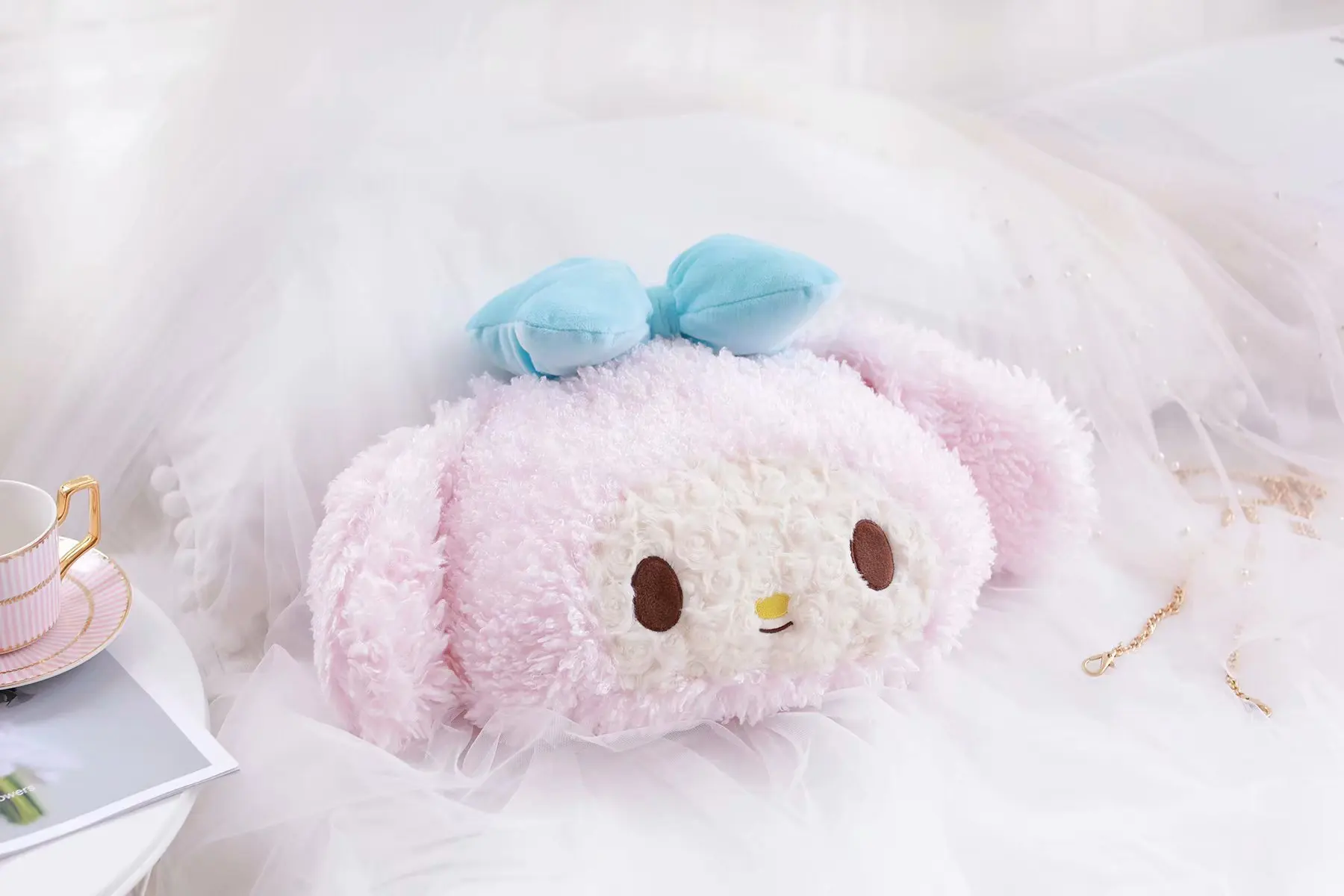 Kawaii мультфильм кролик мой музыкальный плюшевый сумка на плечо; сумка-мешок милая кукла-кролик подходит для девочек красивые подарки
