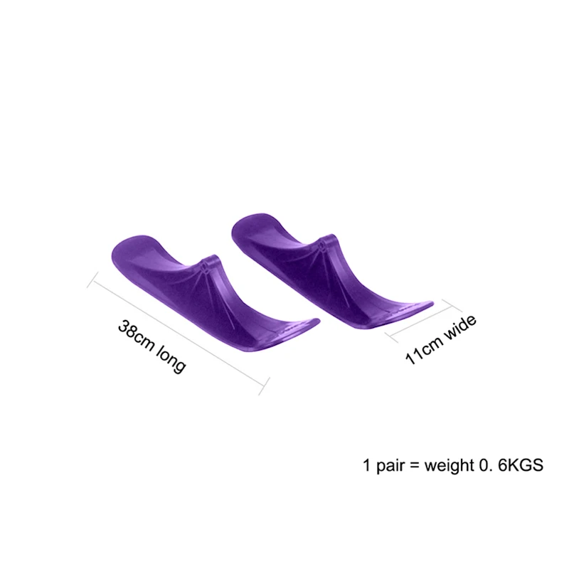 2PCS Winter Outdoor Sled Durable Replacement Direct Purple Scooter Parts Universal Ski Board Practical With Attachment | Спорт и