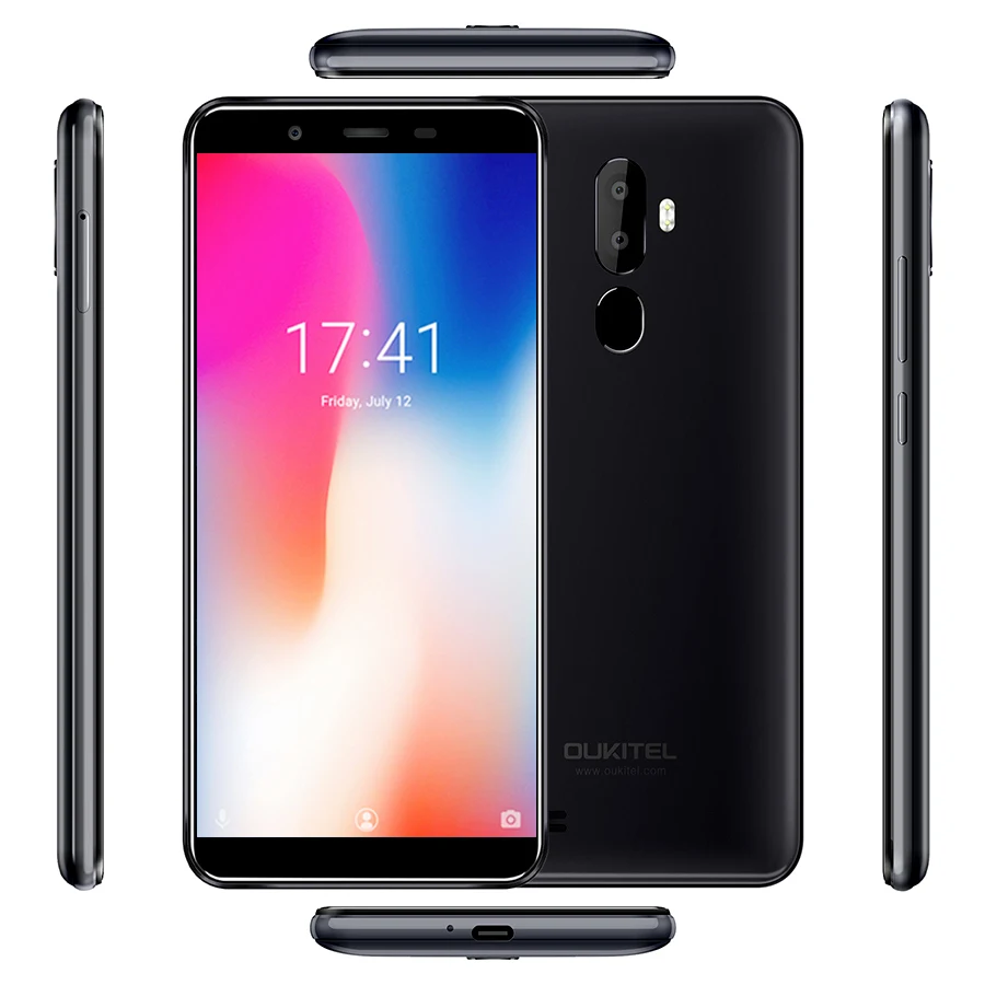 OUKITEL U25 PRO 5," 2.5D Android 8,1 MT6750T восьмиядерный 4 гб 64 гб 13 мп+ 2 мп/5 мп смартфон 3200 мач отпечаток пальца мобильный телефон