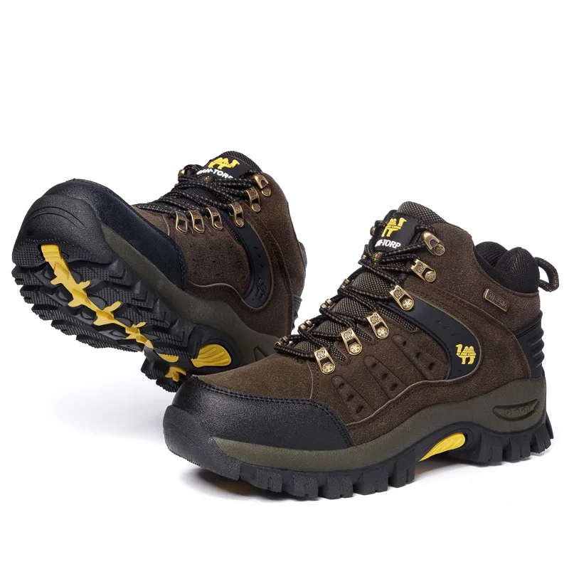 

2020 Men Women Outdoor Hiking Shoes Waterproof Hunting Shoes Non-Slip Tactical Boots Climbing Shoes Breathable Trekking Sneakers