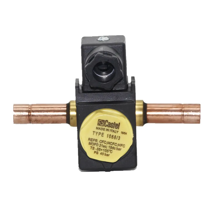 Castel welding Type 1068/3 air conditioning freezer solenoid valve 1068/3A6 Inner diameter of welded pipe is 10mm | Обустройство дома