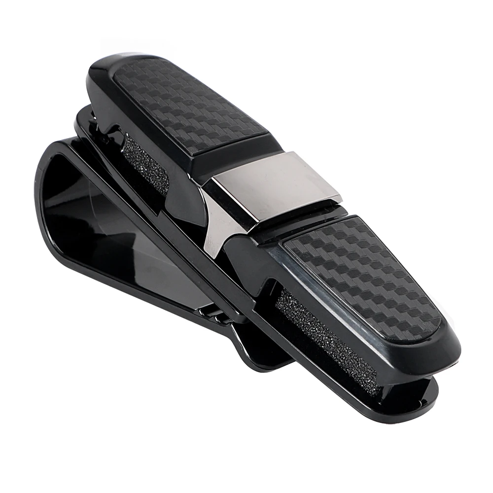 

Car Glasses Cases Portable Ticket Card Clamp Car Sun Visor Sunglasses Holder Eyeglasses Clip Multifunctional glasses frame